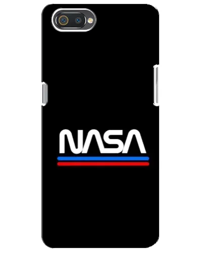 Чохол для Realme C2 з картинкою «NASA — класика Red Blue» Чохол для Realme C2 з картинкою «NASA — класика Red Blue»