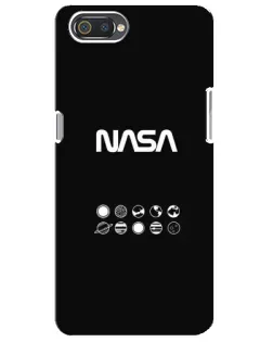 Чохол для Realme C2 з картинкою «NASA — технічний принт»