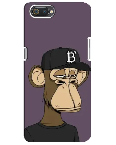 Чохол для Realme C2 з картинкою «Bored Ape в кепці»