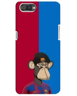 Чохол для Realme C2 з картинкою «Bored Ape — фанат Барси»
