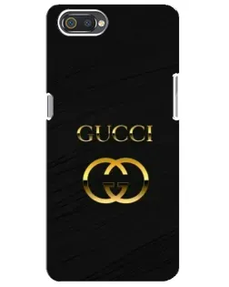 Чохол для Realme C2 з картинкою «Золотий логотип Gucci» Чохол для Realme C2 з картинкою «Золотий логотип Gucci»