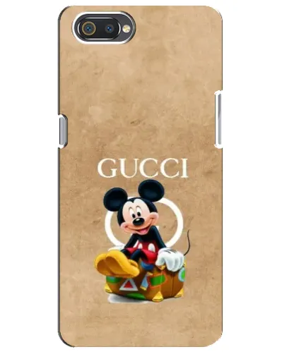 Чохол для Realme C2 з картинкою «Міккі Маус Gucci — крафт» Чохол для Realme C2 з картинкою «Міккі Маус Gucci — крафт»