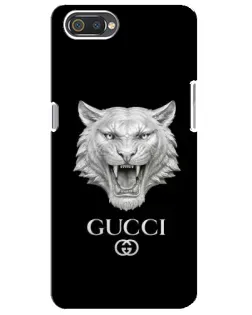 Чохол для Realme C2 з картинкою «Gucci — срібний лев» Чохол для Realme C2 з картинкою «Gucci — срібний лев»