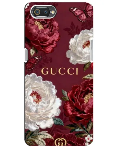 Чехол для Realme C2 с картинкой «Gucci — бордовые розы» Чехол для Realme C2 с картинкой «Gucci — бордовые розы»
