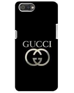 Чохол для Realme C2 з картинкою «Gucci — золото на чорному» Чохол для Realme C2 з картинкою «Gucci — золото на чорному»
