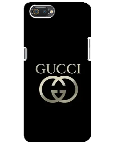 Чехол для Realme C2 с картинкой «Gucci — золото на черном» Чехол для Realme C2 с картинкой «Gucci — золото на черном»