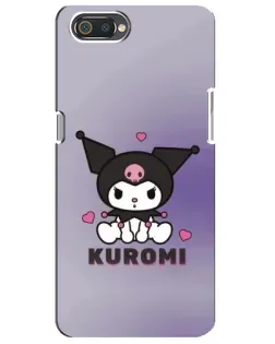 Чехол для Realme C2 с картинкой «Kuromi — фиолетовый арт» Чехол для Realme C2 с картинкой «Kuromi — фиолетовый арт»