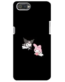 Чехол для Realme C2 с картинкой «My Melody и Kuromi» Чехол для Realme C2 с картинкой «My Melody и Kuromi»