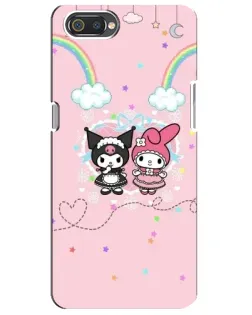 Чехол для Realme C2 с картинкой «My Melody и Kuromi» Чехол для Realme C2 с картинкой «My Melody и Kuromi»