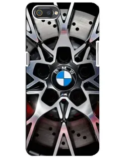 Чехол для Realme C2 с картинкой «BMW — деталь диска»