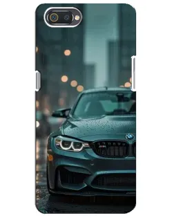 Чохол для Realme C2 з картинкою «BMW у вогнях міста»