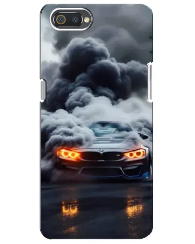 Чохол для Realme C2 з картинкою «BMW у диму» Чохол для Realme C2 з картинкою «BMW у диму»