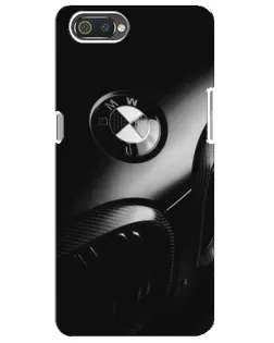 Чохол для Realme C2 з картинкою «Емблема BMW — макро»