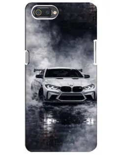 Чохол для Realme C2 з картинкою «BMW крізь туман»
