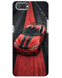 Чохол для Realme C2 з картинкою «BMW на червоній доріжці»