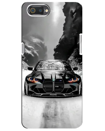 Чехол для Realme C2 с картинкой «BMW — акварельный дрифт» Чехол для Realme C2 с картинкой «BMW — акварельный дрифт»