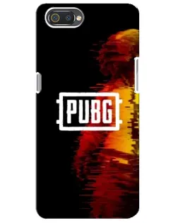 Чехол для Realme C2 с картинкой «Яркий логотип PUBG»