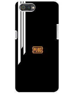 Чехол для Realme C2 с картинкой «PUBG — вертикальные линии»