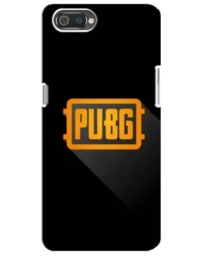 Чехол для Realme C2 с картинкой «PUBG — рамка лого»