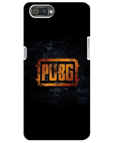 Чехол для Realme C2 с картинкой «PUBG — золотой логотип»