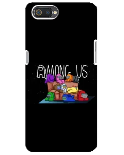 Чехол для Realme C2 с картинкой «Логотип Among Us» Чехол для Realme C2 с картинкой «Логотип Among Us»