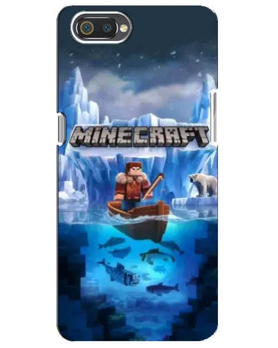 Чехол для Realme C2 с картинкой «Minecraft ледяной мир» Чехол для Realme C2 с картинкой «Minecraft ледяной мир»