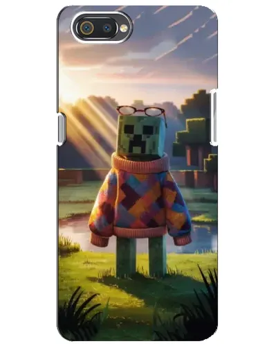 Чехол для Realme C2 с картинкой «Крипер в свитере» Чехол для Realme C2 с картинкой «Крипер в свитере»