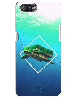 Чехол для Realme C2 с картинкой «Черепаха Minecraft» Чехол для Realme C2 с картинкой «Черепаха Minecraft»