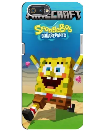 Чехол для Realme C2 с картинкой «Губка Боб Minecraft» Чехол для Realme C2 с картинкой «Губка Боб Minecraft»