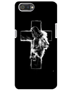 Чехол для Realme C2 с картинкой «Сияющий крест Jesus» Чехол для Realme C2 с картинкой «Сияющий крест Jesus»