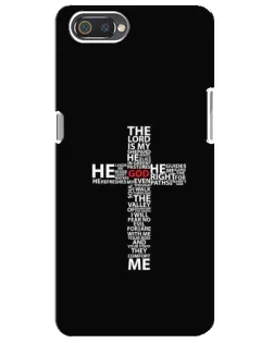 Чехол для Realme C2 с картинкой «Текстовый крест» Чехол для Realme C2 с картинкой «Текстовый крест»