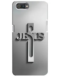 Чехол для Realme C2 с картинкой «Металлический крест Jesus» Чехол для Realme C2 с картинкой «Металлический крест Jesus»