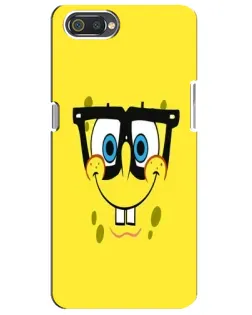 Чехол для Realme C2 с картинкой «Минималистичный Спанч Боб»