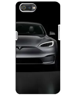 Чехол для Realme C2 с картинкой «Tesla Model S Look»