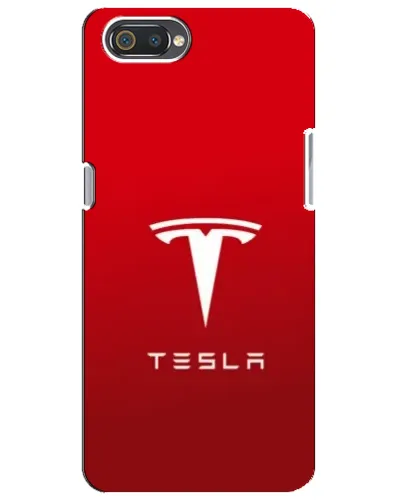 Чехол для Realme C2 с картинкой «Tesla Red Classic»
