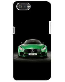 Чехол для Realme C2 с картинкой «Mercedes — неоновый лого» Чехол для Realme C2 с картинкой «Mercedes — неоновый лого»