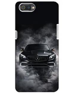 Чехол для Realme C2 с картинкой «Mercedes в дыму» Чехол для Realme C2 с картинкой «Mercedes в дыму»