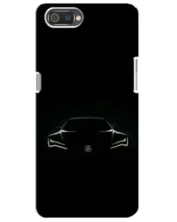 Чехол для Realme C2 с картинкой «Mercedes — силуэт авто» Чехол для Realme C2 с картинкой «Mercedes — силуэт авто»