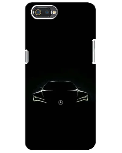 Чехол для Realme C2 с картинкой «Mercedes — силуэт авто» Чехол для Realme C2 с картинкой «Mercedes — силуэт авто»