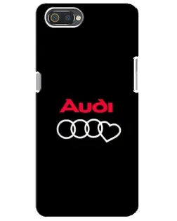 Чохол для Realme C2 з картинкою «Логотип Audi Heart»