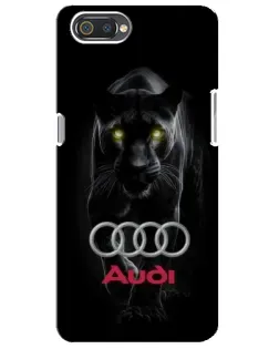 Чохол для Realme C2 з картинкою «Пантера та Audi»