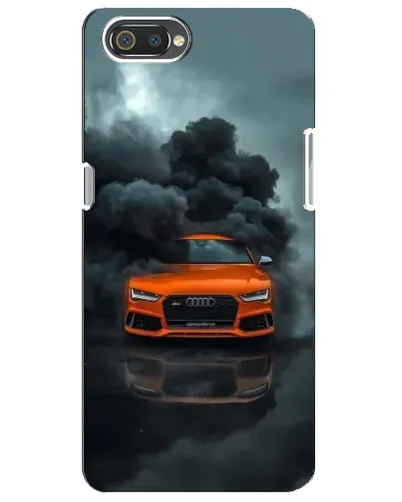 Чехол для Realme C2 с картинкой «Audi в облаках дыма» Чехол для Realme C2 с картинкой «Audi в облаках дыма»