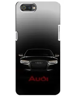 Чохол для Realme C2 з картинкою «Audi — градієнтний контур»