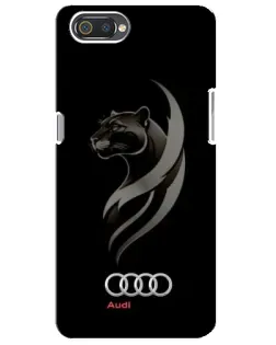 Чохол для Realme C2 з картинкою «Графіка — пантера та Audi»