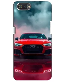 Чохол для Realme C2 з картинкою «Audi RS — червоний стиль»