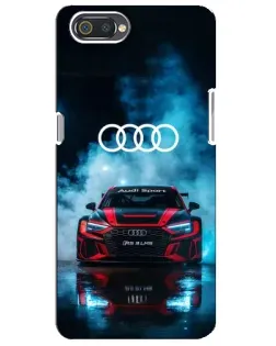 Чохол для Realme C2 з картинкою «Audi Sport — неон»