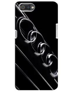 Чохол для Realme C2 з картинкою «Audi — абстрактні кільця»