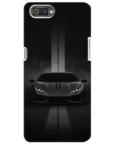 Чехол для Realme C2 с картинкой «Lamborghini симметрия дорог»