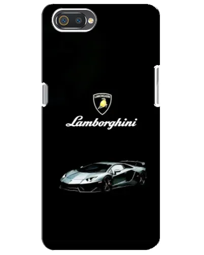 Чехол для Realme C2 с картинкой «Логотип Lamborghini классика»
