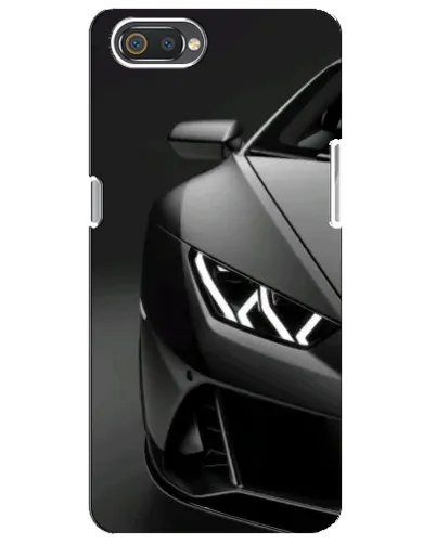 Чехол для Realme C2 с картинкой «Lamborghini фары детализация»